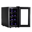 Adega Climatizada Gallant Milano 25L 8 Garrafas Preta 220V GAD08P1ZC-PT220
