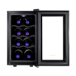 Adega Climatizada Gallant Milano 25L 8 Garrafas Preta 220V GAD08P1ZC-PT220