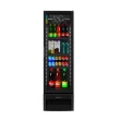 Expositor Vertical Metalfrio 343L 127V Slim Preto 1 Porta VB28R