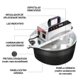 Panela de Brigadeiro Elétrica Saro 10L 130W Preto Craqueado Bivolt PA10RPC
