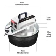 Panela de Brigadeiro Elétrica Saro 10L 130W Preto Craqueado Bivolt PA10RPC