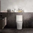Vaso Sanitário Monobloco Kit Privada com Assento Completo Branco (GVs55MbSfB-Br)