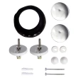 Vaso Sanitário Monobloco Kit Privada com Assento Completo Branco (GVs55MbSfB-Br)