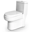 Vaso Sanitário Monobloco Kit Privada com Assento Completo Branco (GVS55MBSFC-BR)
