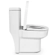 Vaso Sanitário Monobloco Kit Privada com Assento Completo Branco (GVS55MBSFC-BR)
