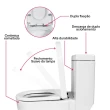 Vaso Sanitário Monobloco Kit Privada com Assento Completo Branco (GVS55MBSFC-BR)