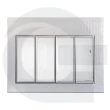 Walk in Cooler Gallant Congelados 4 Portas Vidro com Piso Painel 220V/3F CWCCP-04